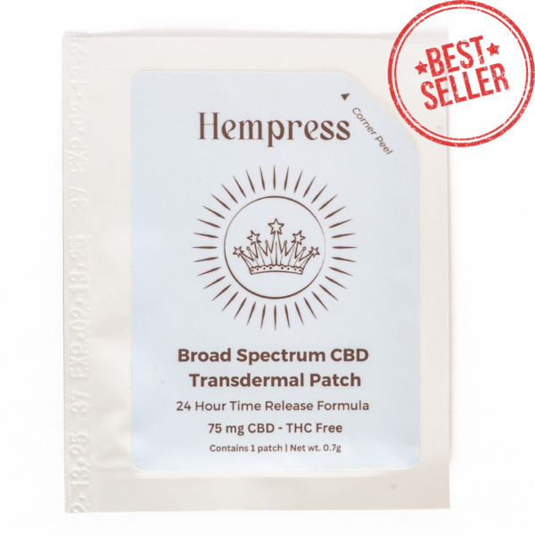 Hempress Broad Spectrum CBD Transdermal Patch - 75mg