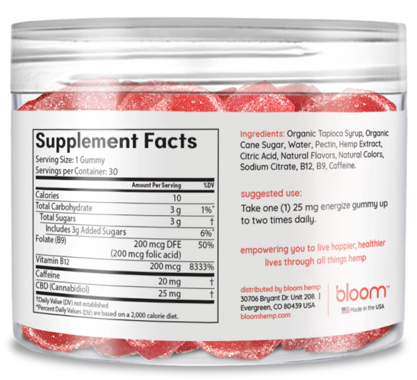 Bloom CBD Energize Gummies - Image 2