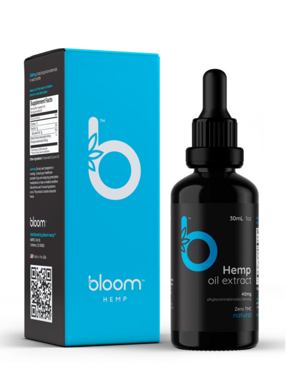 Bloom Fundamental Zero THC Natural Tincture